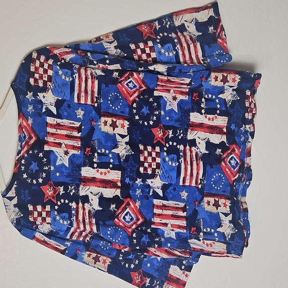 Patriotic Flag Print Top - Picture 3 of 5